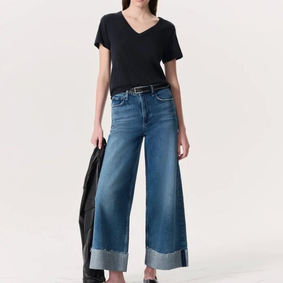 rag & bone Sofie Ankle-Length Wide-Leg Jeans - Picture 1 of 7